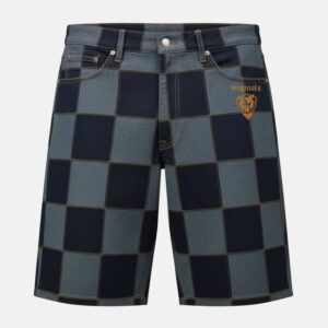OG CHECKERED DENIM SHORTS